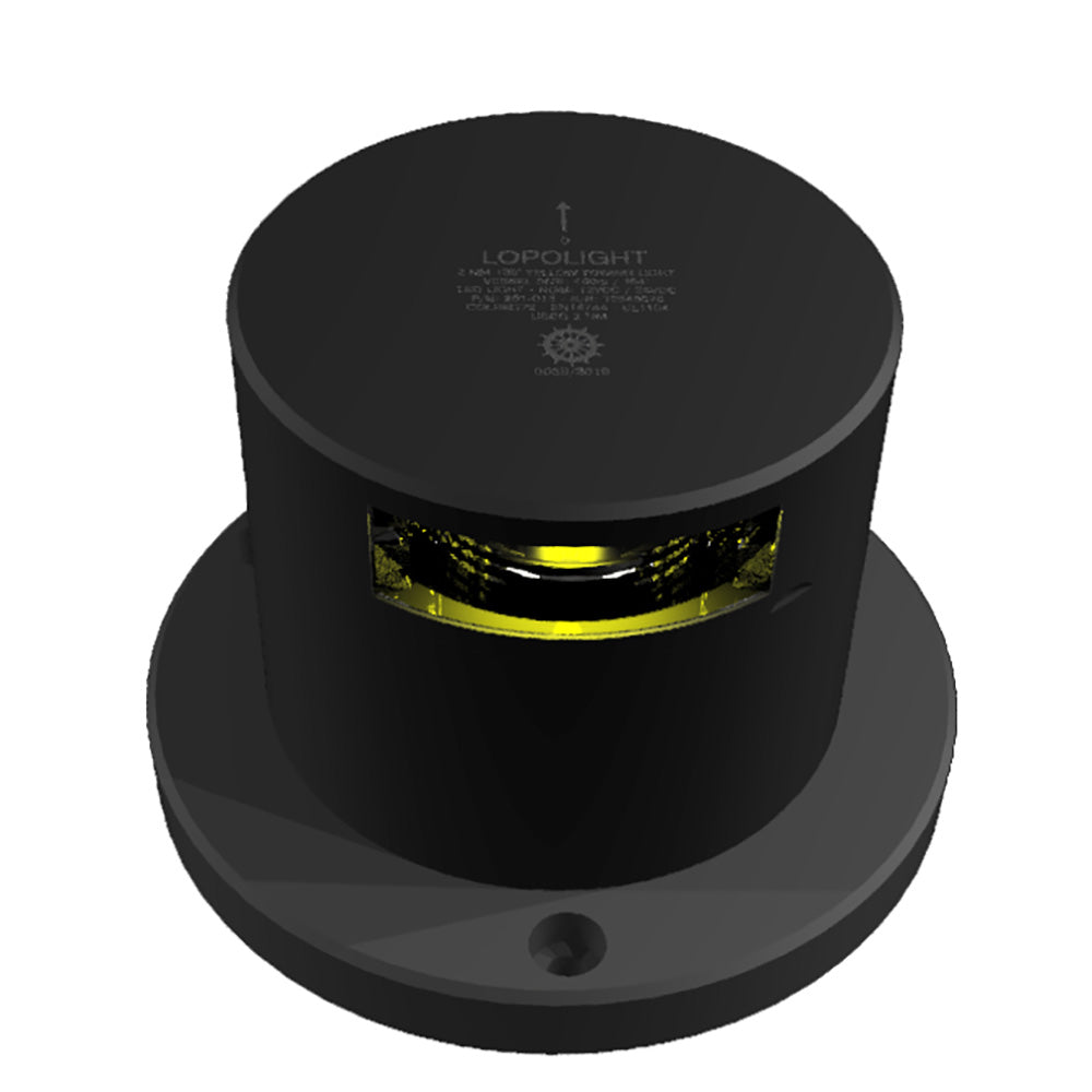 Lopolight Pro Yellow Towing Light  2NM  Black Housing 201013PRO