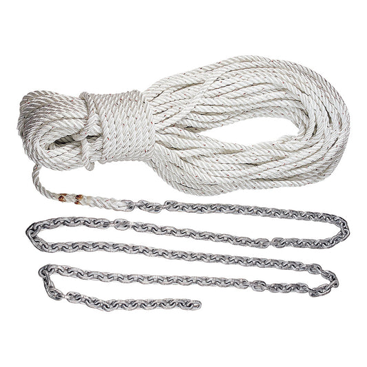Lewmar Anchor Rode 15 516 G4 Chain w300 58 Rope wSwivel HM15H300PXS