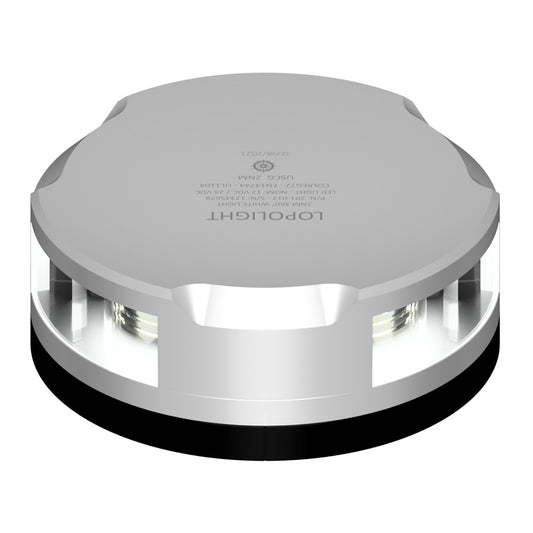 Lopolight Masthead360Degree Light  2NM  Silver Housing wFB Base 201020FB