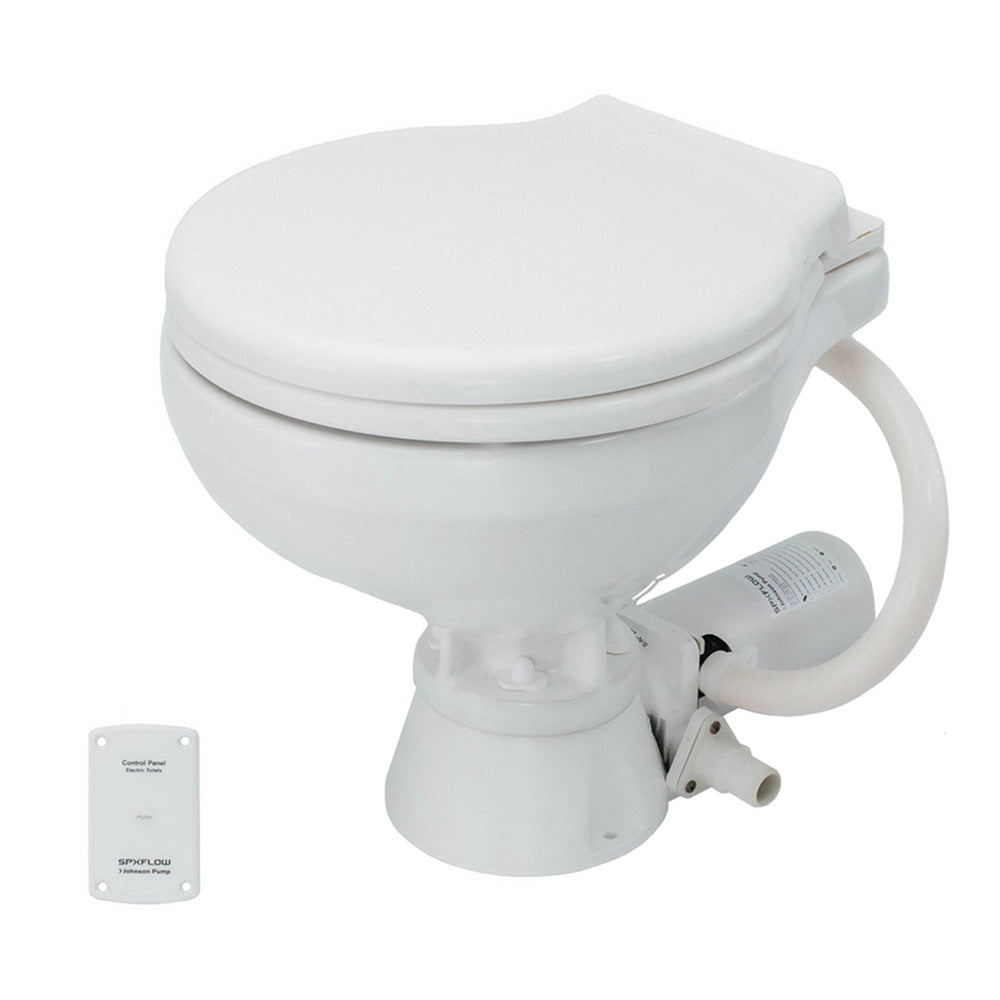 Johnson Pump Standard Electric Toilet  Comfort Macerator Style  24V 804743602
