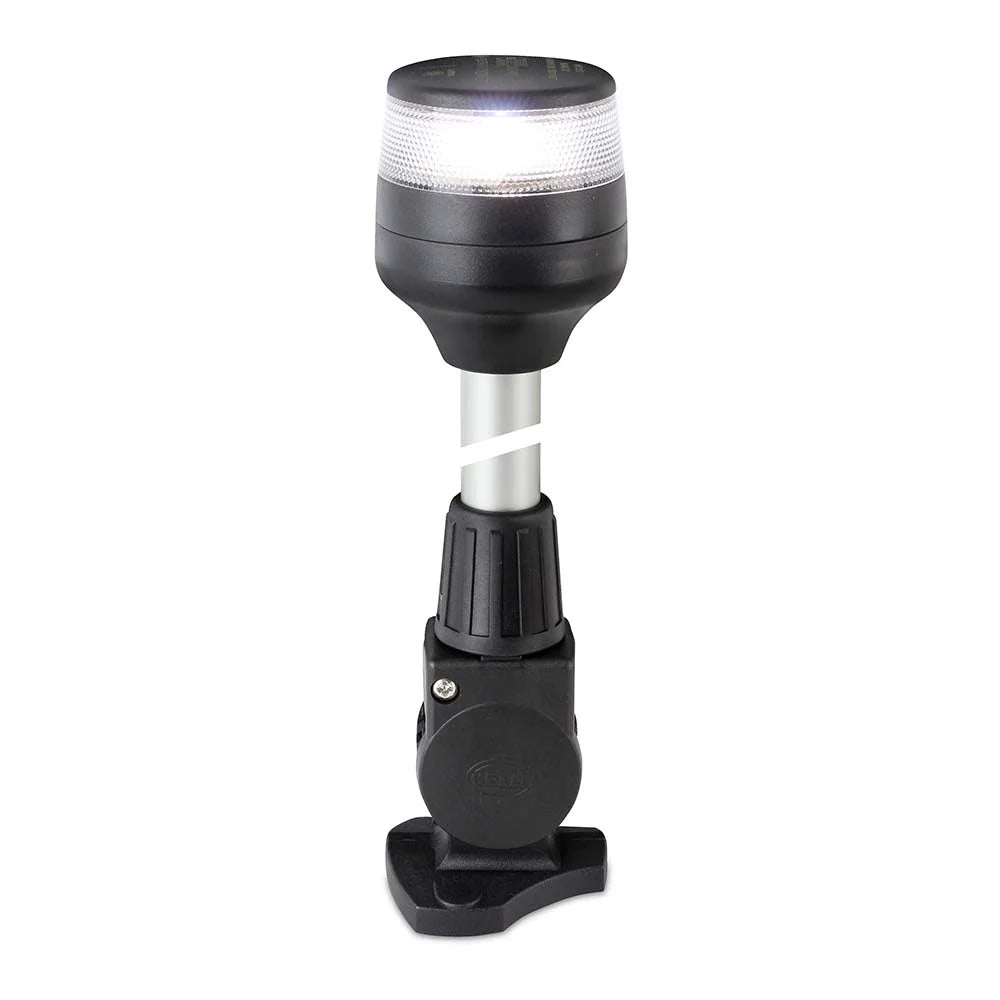 Hella Marine 2nm All Round White Fold Down Pole Navigation Lamp  8  Black Base 980960281