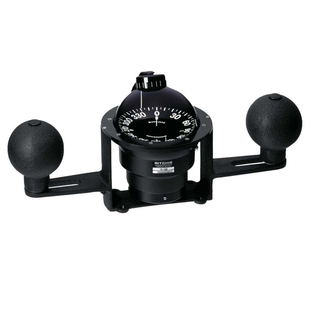 Ritchie YB500 Globemaster Compass  Yoke Mounted  Black  5 Degree card  12V YB500