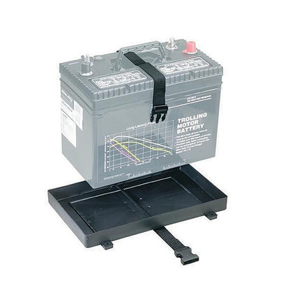 Attwood Group 24 Battery Tray wStraps 90925