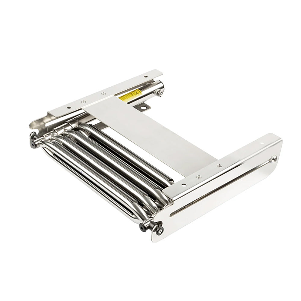 Whitecap 304 Stainless Steel 4Step Sliding Under Platform Ladder S1858