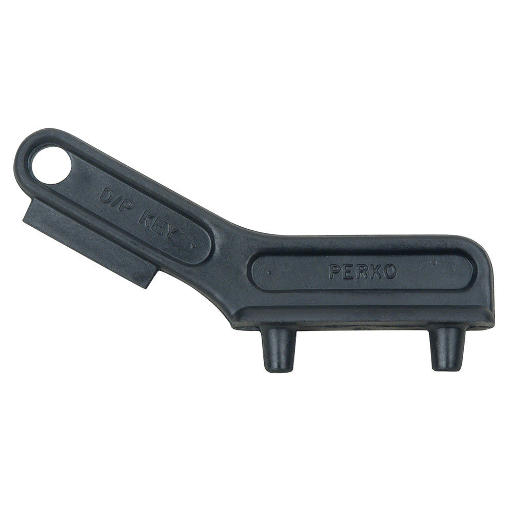 Perko Plastic Deck Plate Key  Black 124878DP