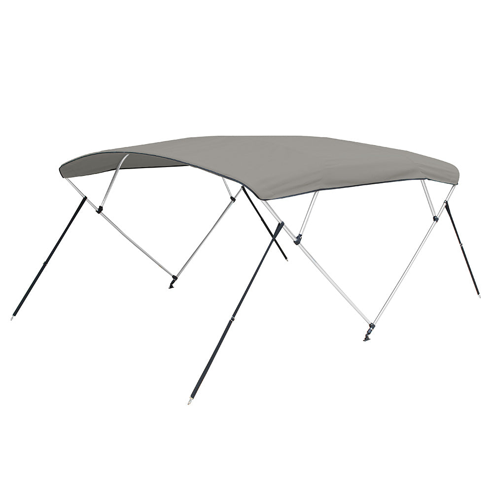 Carver 3 Bow 5487U Bimini Top with Boot  Cadet Grey Acrylic A5487UB10