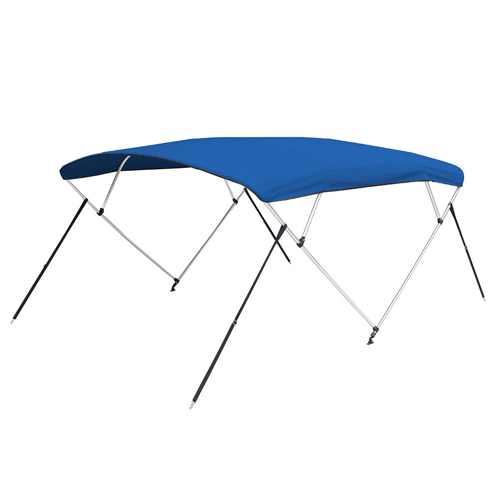 Carver 3 Bow 5487U Bimini Top with Boot  Pacific Blue Acrylic A5487UB04