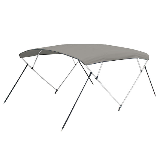 Carver 3 Bow 5481U Bimini Top with Boot  Cadet Grey Acrylic A5481UB10
