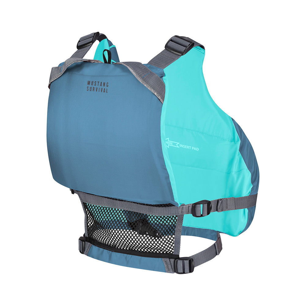 Mustang Womens Moxie Foam Life Vest  XSS  SlateAqua MV807502853XSS