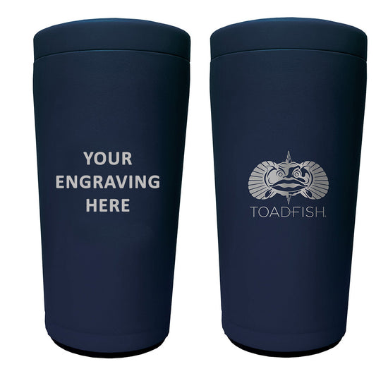 Toadfish Custom Engraved NonTipping Can Cooler 20  Navy MINIMUM ORDER QUANTITY OF 25 TF5014