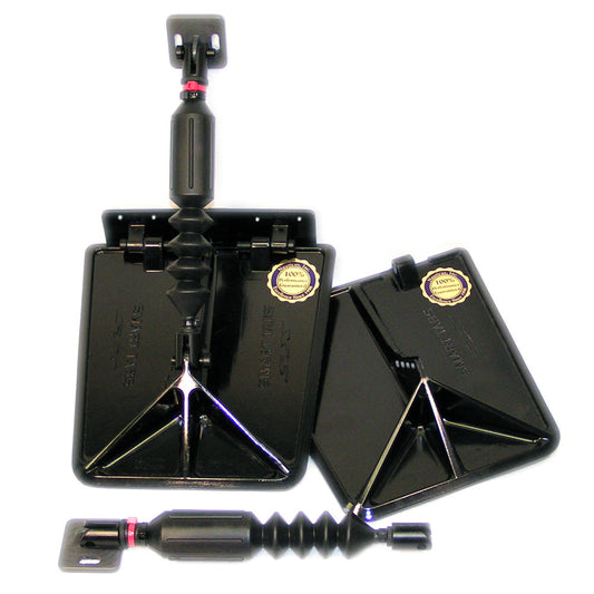 Lectrotab Smart Tab SX Composite Trim Tabs 95 x 10 f1216 Boat w40  80HP  Black SX951040