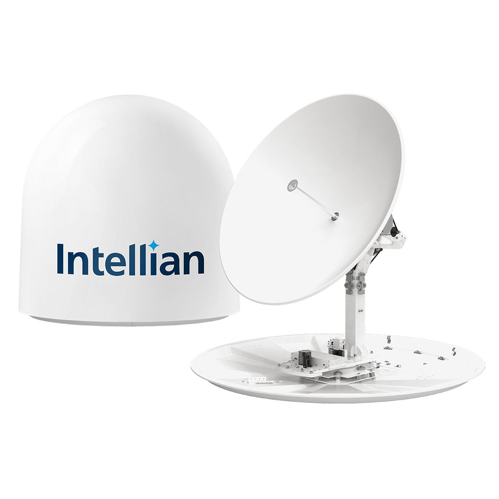 Intellian t130N 125M Maritime Global Satellite TV Antenna System in v130NX Matching Radome T4131BW3