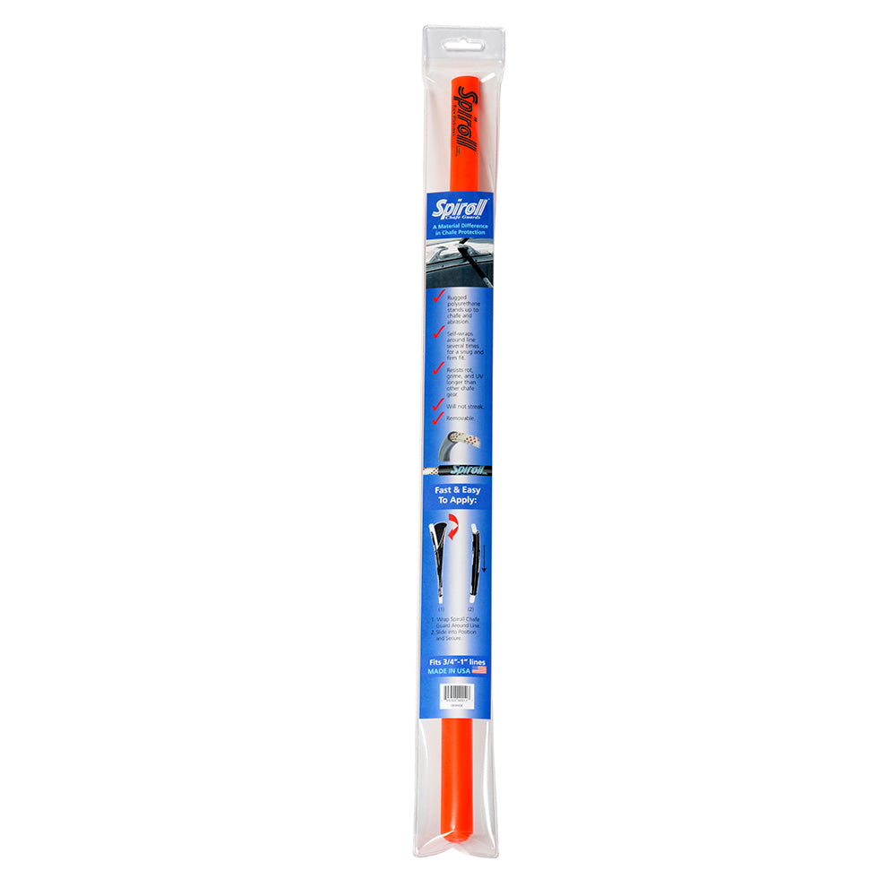 Spiroll Chafe Guard Orange for Lines up to 341 Diameter SPL24OCG