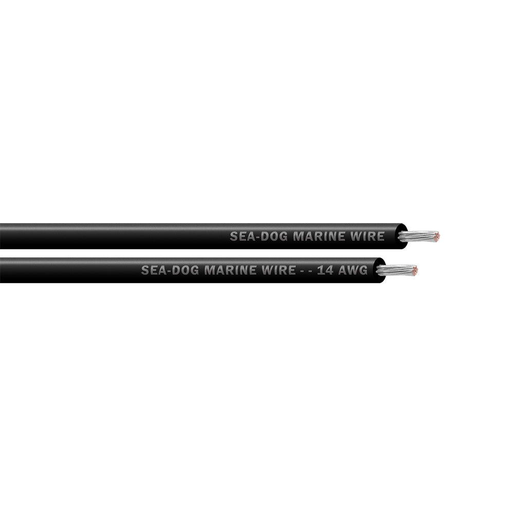 SeaDog 14 AWG Black Primary Wire  100 8014012