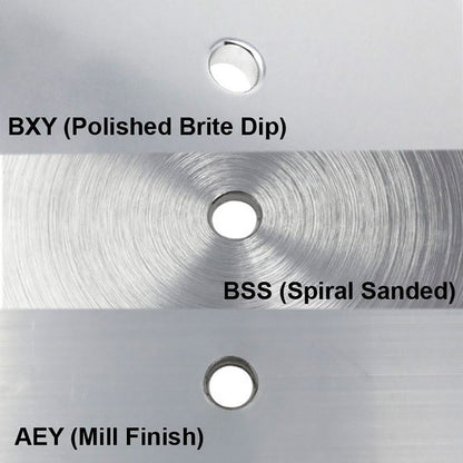 TACO Round Pad 3Hole Mill Finish  412 F324345AEY