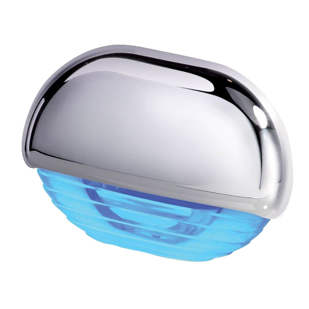 Hella Marine Blue LED Easy Fit Step Light  Polished 315 Stainless Steel Cap 958126131