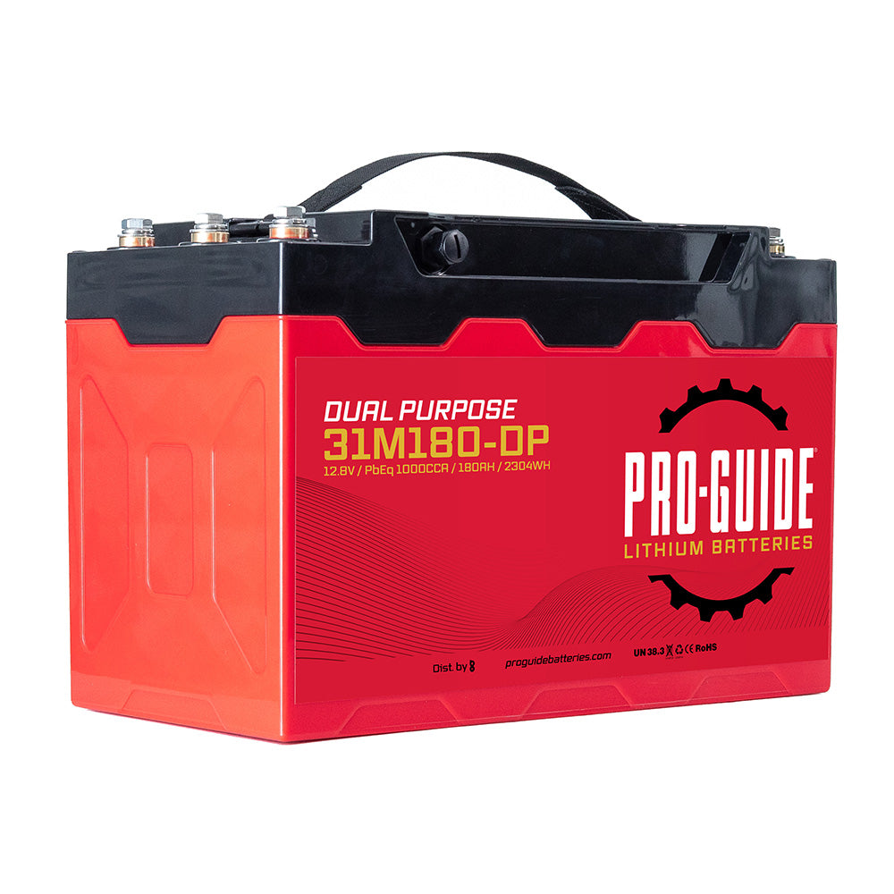 ProGuide Alpha Series Lithium Battery  12V  180AH  Group 31 PGL31M180DP