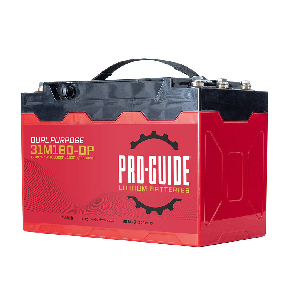 ProGuide Alpha Series Lithium Battery  12V  180AH  Group 31 PGL31M180DP