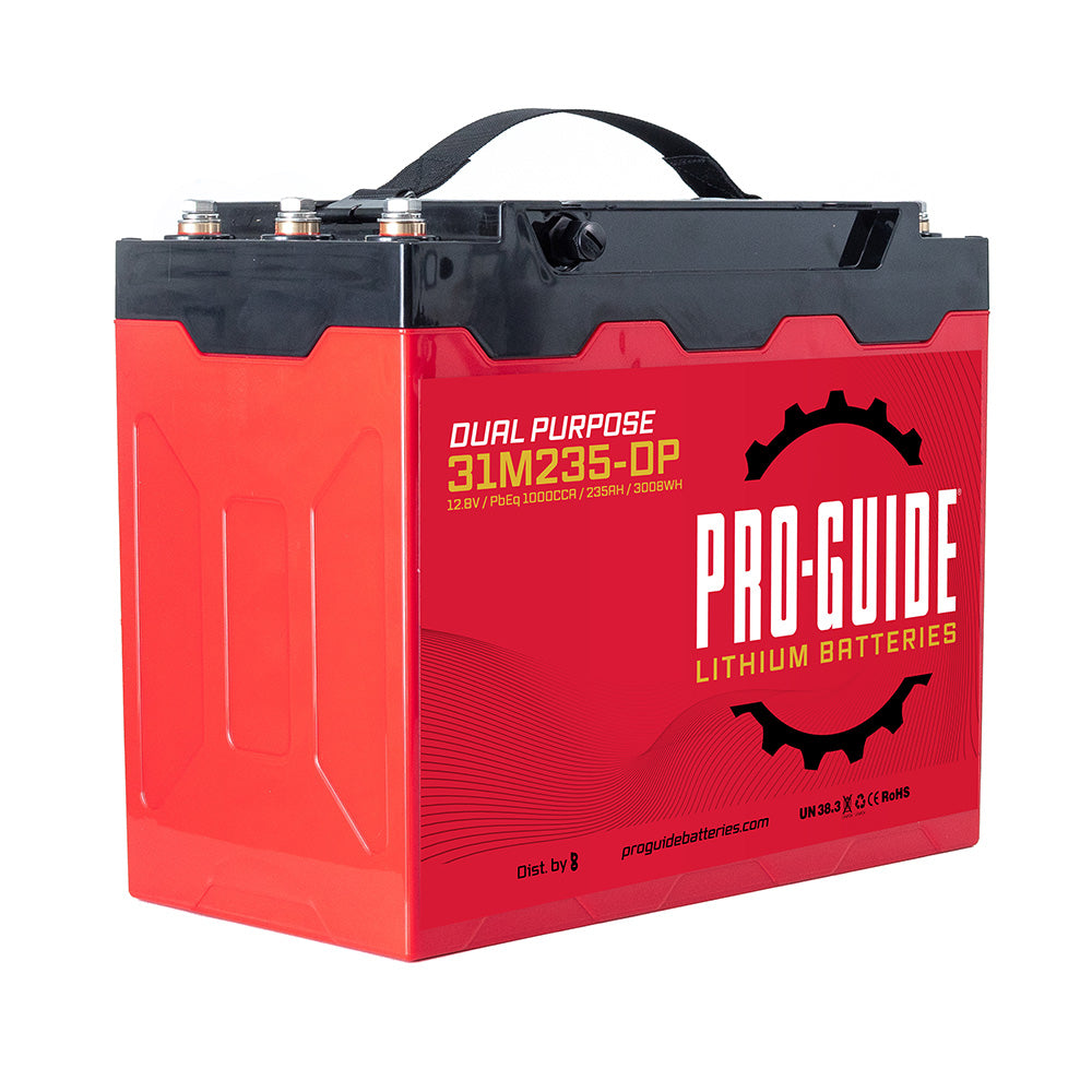 ProGuide Alpha Series Lithium Battery  12V  235AH  Group 31 Tall 31M235DP