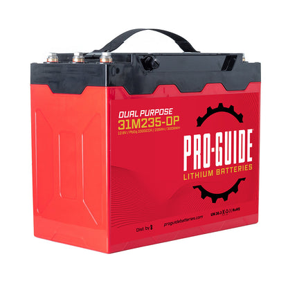 ProGuide Alpha Series Lithium Battery  12V  235AH  Group 31 Tall 31M235DP