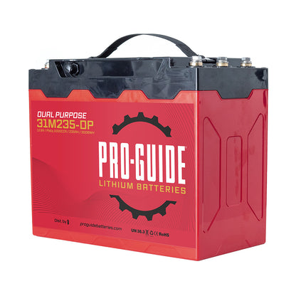 ProGuide Alpha Series Lithium Battery  12V  235AH  Group 31 Tall 31M235DP