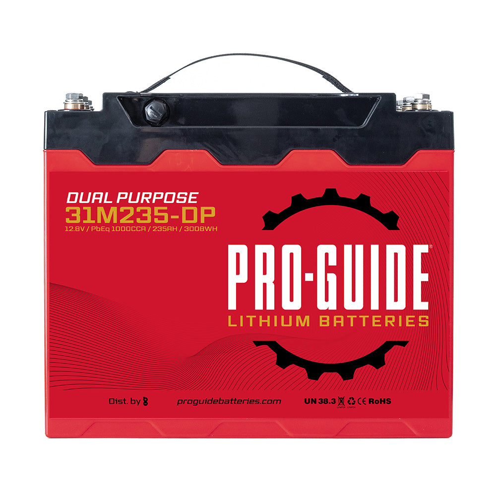 ProGuide Alpha Series Lithium Battery  12V  235AH  Group 31 Tall 31M235DP