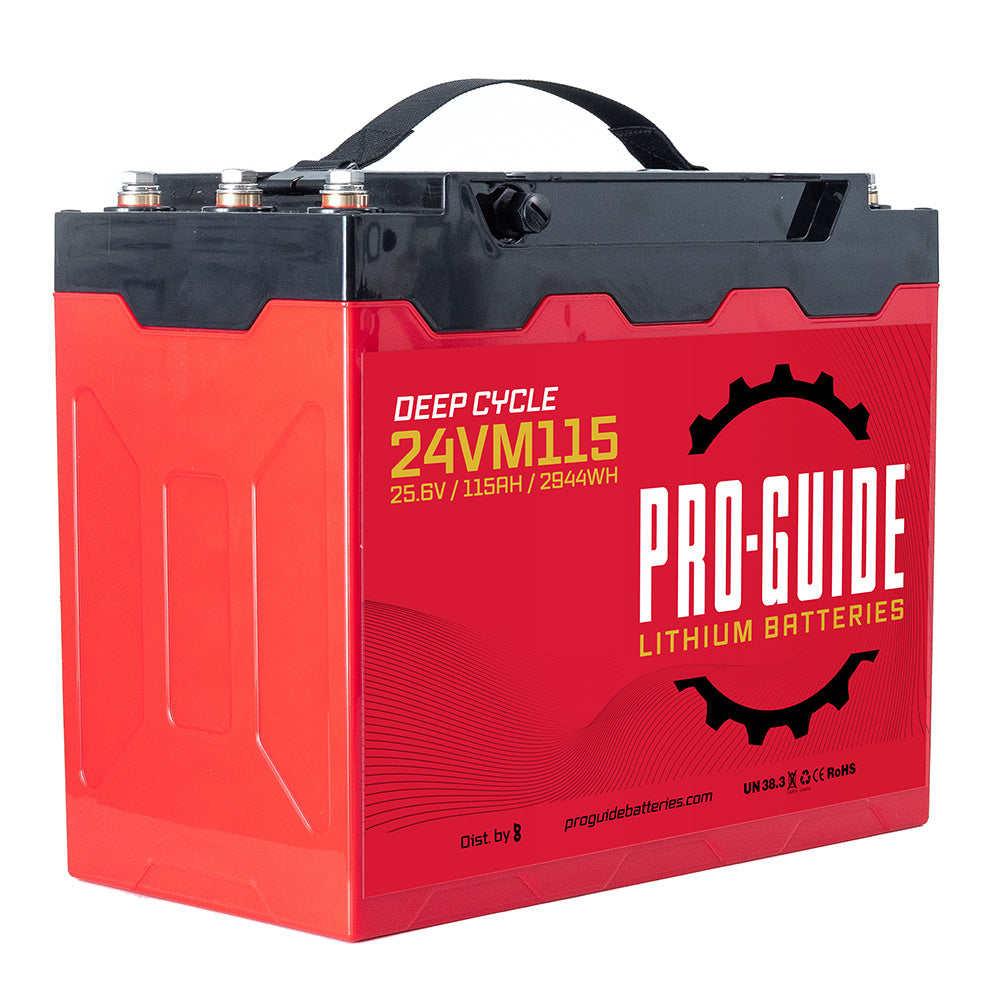 ProGuide Alpha Series Lithium Battery  24V  115AH  Group 31 Tall 24VM115