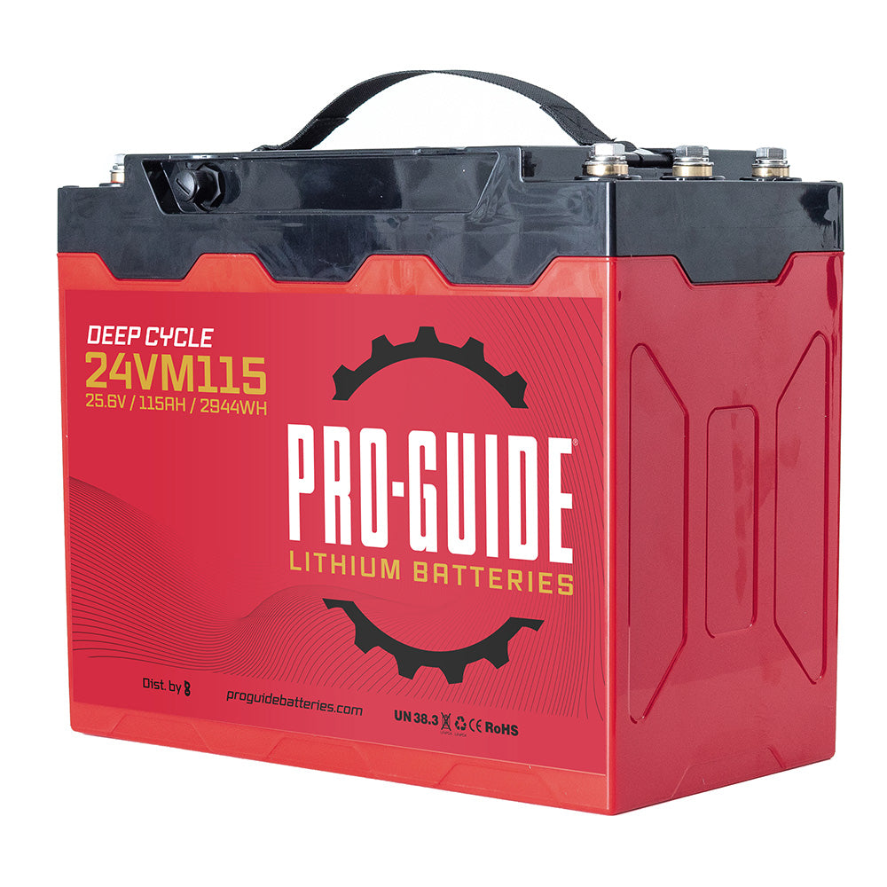 ProGuide Alpha Series Lithium Battery  24V  115AH  Group 31 Tall 24VM115