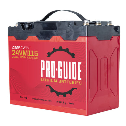 ProGuide Alpha Series Lithium Battery  24V  115AH  Group 31 Tall 24VM115