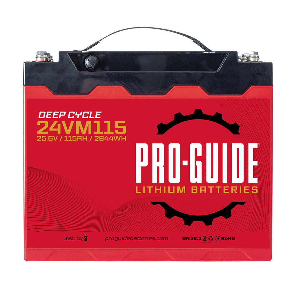 ProGuide Alpha Series Lithium Battery  24V  115AH  Group 31 Tall 24VM115