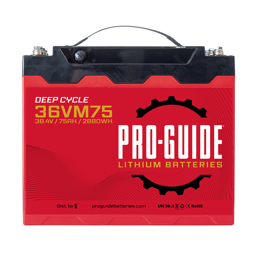 Alpha Series Lithium Battery  36V  75AH  Group 31 Tall 36VM75