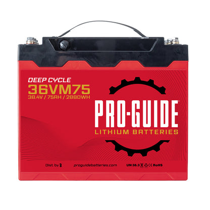 Alpha Series Lithium Battery  36V  75AH  Group 31 Tall 36VM75