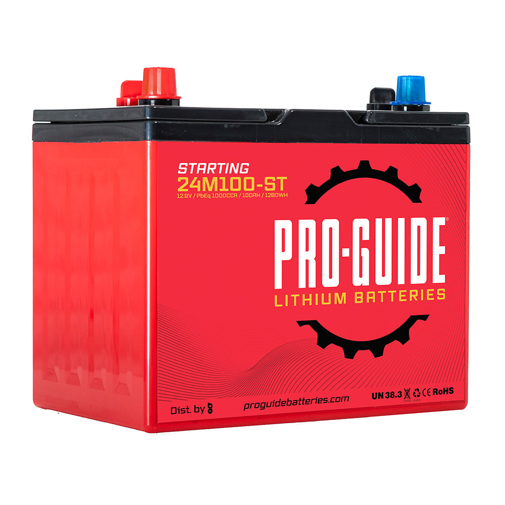 ProGuide Signature Series Lithium Starting Battery  12V  100AH  Group 24 24M100ST