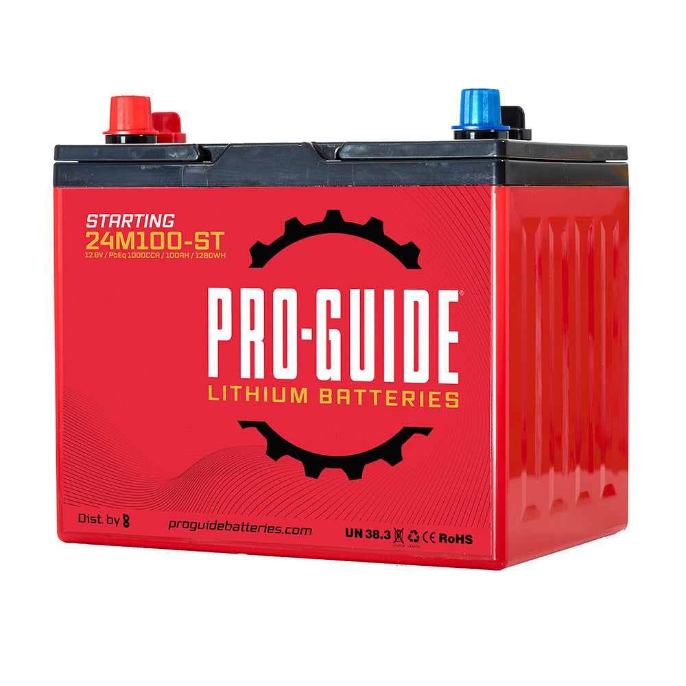 ProGuide Signature Series Lithium Starting Battery  12V  100AH  Group 24 24M100ST