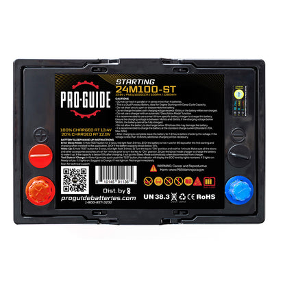 ProGuide Signature Series Lithium Starting Battery  12V  100AH  Group 24 24M100ST