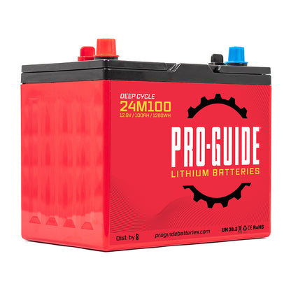 ProGuide Signature Series Lithium Battery  12V  100AH  Group 24 24M100