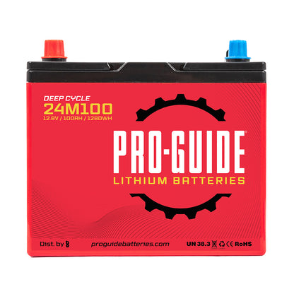 ProGuide Signature Series Lithium Battery  12V  100AH  Group 24 24M100