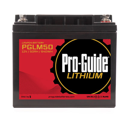 ProGuide Signature Series Lithium Battery  12V  50AH M50