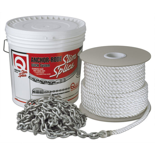 Quick Anchor Rode 25  8mm Chain  200  58 Rope FVC080358220A00