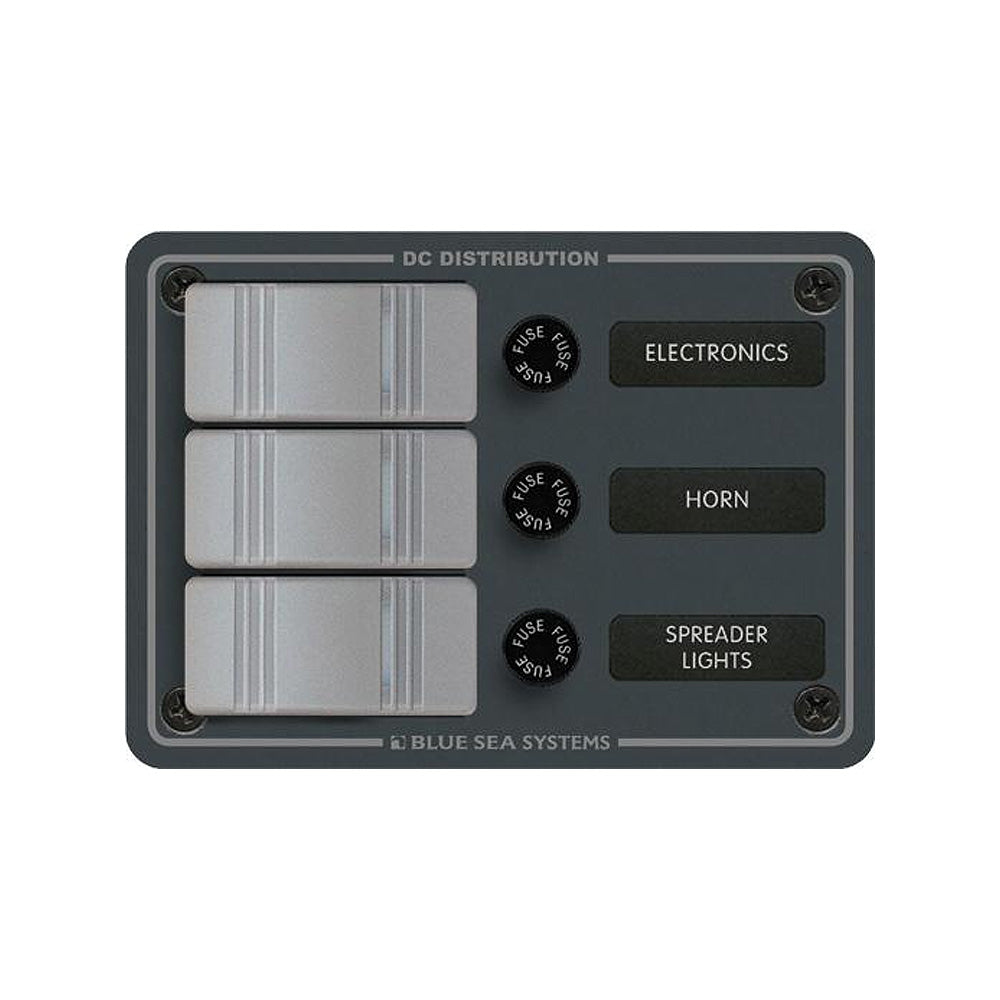 Blue Sea 8054 Slate Grey  3 Position  Vertical 8054