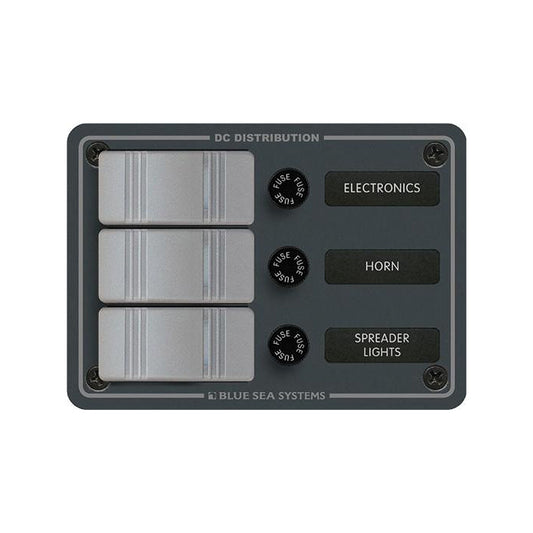 Blue Sea 8054 Slate Grey  3 Position  Vertical 8054