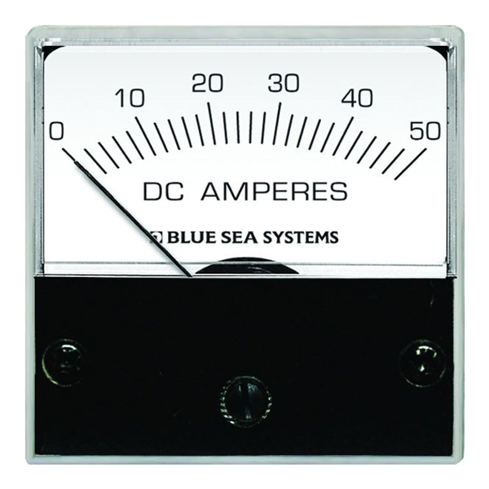 Blue Sea 8041 DC Analog Micro Ammeter  2 Face 050 Amperes DC 8041
