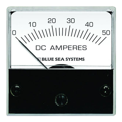 Blue Sea 8041 DC Analog Micro Ammeter  2 Face 050 Amperes DC 8041