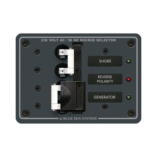 Blue Sea 8161 AC Toggle Source Selector 230V  2 Source 8161