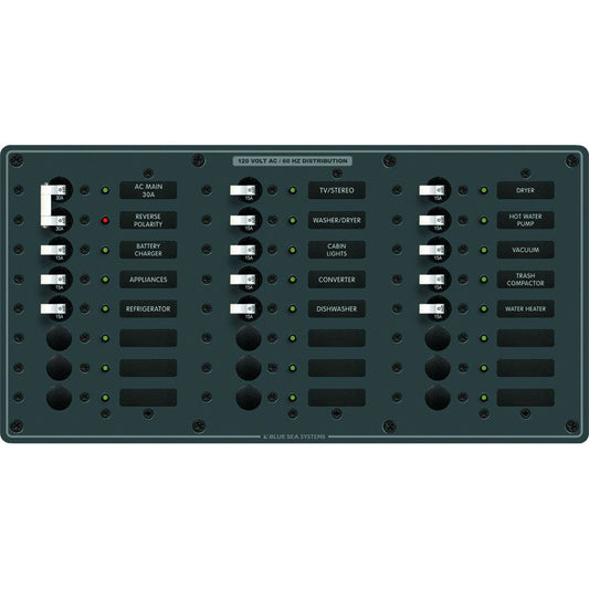 Blue Sea 8465 AC Main  22 Positions 8465