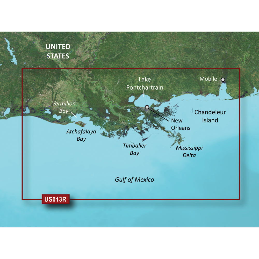 Garmin BlueChart g3 Vision HD  VUS013R  Mobile  Lake Charles  microSDSD 010C071400