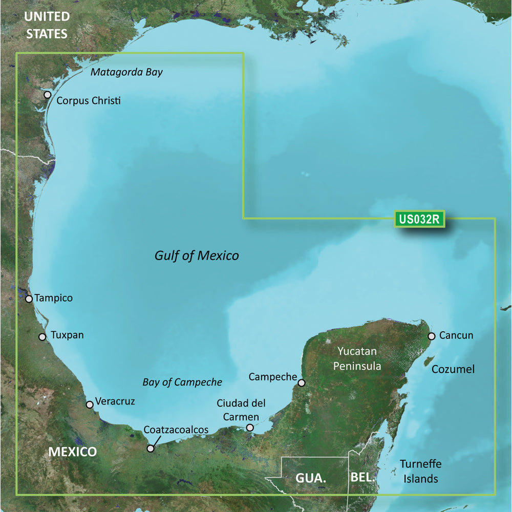 Garmin BlueChart g3 Vision HD  VUS032R  Southern Gulf of Mexico  microSDSD 010C073300