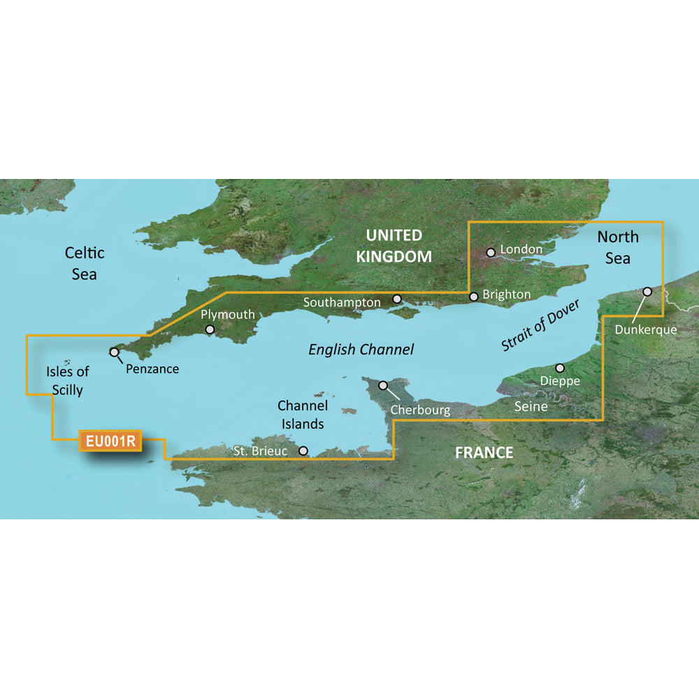 Garmin BlueChart g3 Vision HD  VEU001R  English Channel  microSDSD 010C076000