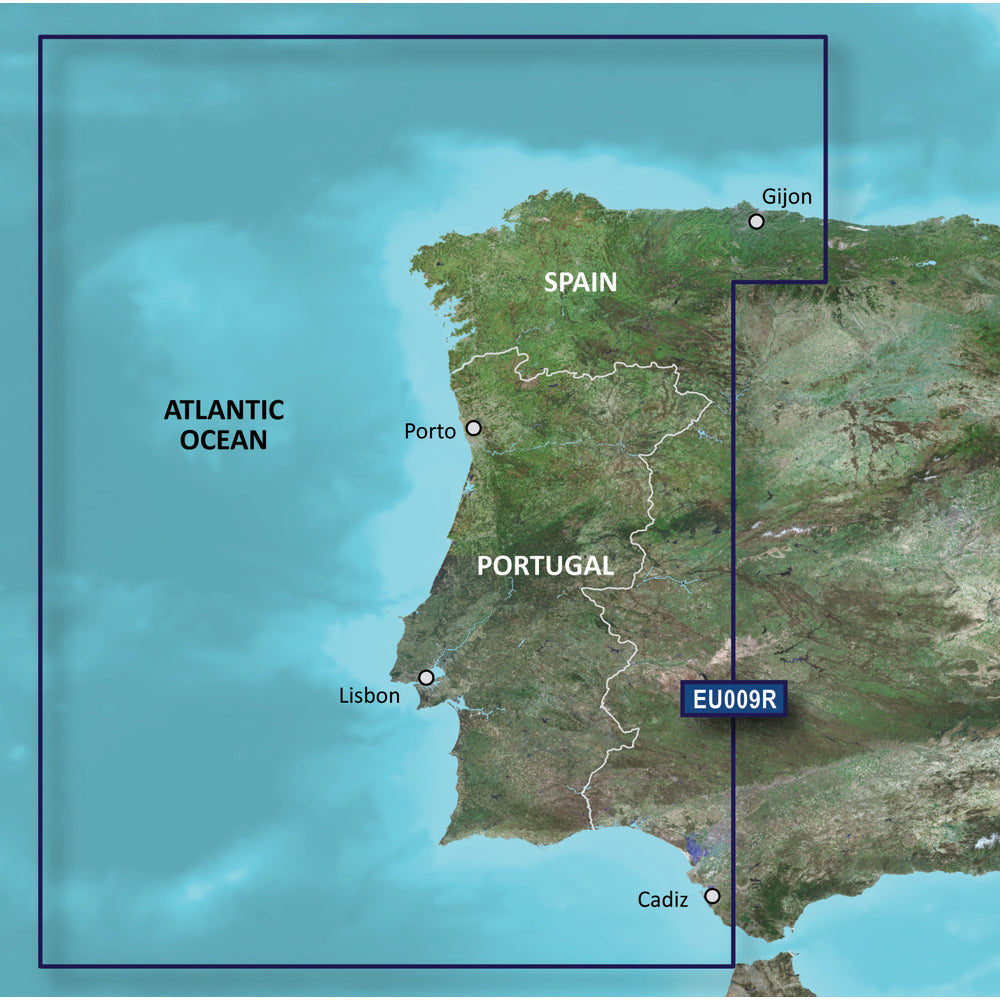 Garmin BlueChart g3 Vision HD  VEU009R  Portugal  NW Spain  microSDSD 010C076700