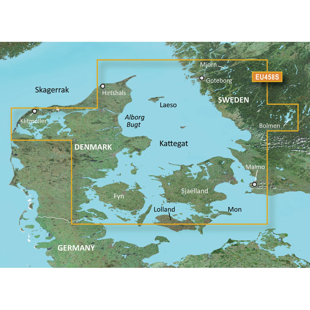 Garmin BlueChart g3 Vision HD  VEU458S  Gteborg to Fyn  microSDSD 010C080200